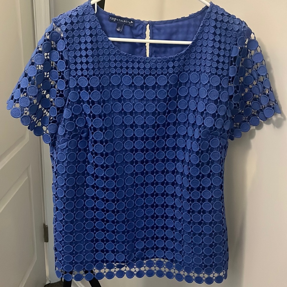Talbots Blue Blouse